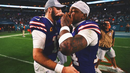 BUFFALO BILLS Trending Image: Bills QB Josh Allen wishes Texans WR Stefon Diggs 'nothing but the best' after trade from Buffalo